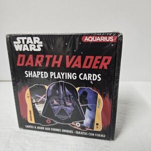 NEW Star Wars Darth Vader Shaped Playing Cards By Aquarius, Sealed